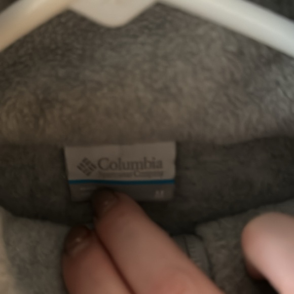 Medium grey fleece Columbia women’s jacket - Picture 3 of 3